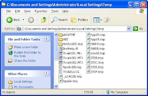récupérer un fichier Excel depuis un dossier temporaire