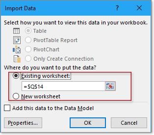 importer des données de Word vers Excel