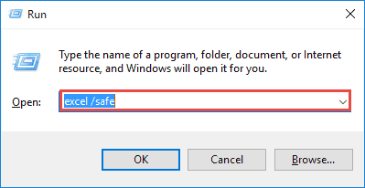 excel.exe /safe