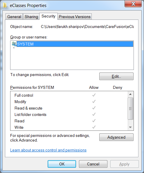 Désactiver le mode de fichier en lecture seule