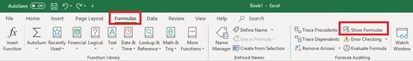 Excel formules ne se mettent pas à jour automatiquement