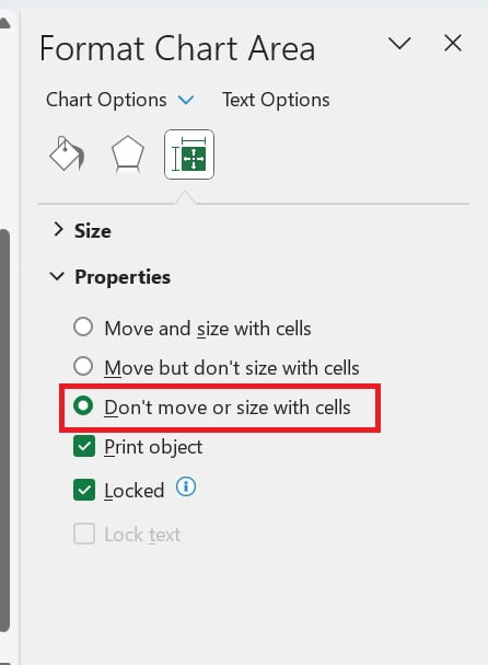 Fixed Objects Will Move Excel Erreur