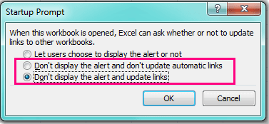 We Can’t Update Some of The Links in Your Workbook