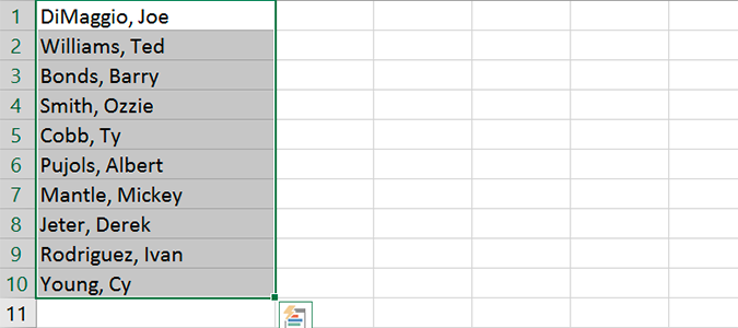 Excel Texte en colonnes Ne fonctionne pas