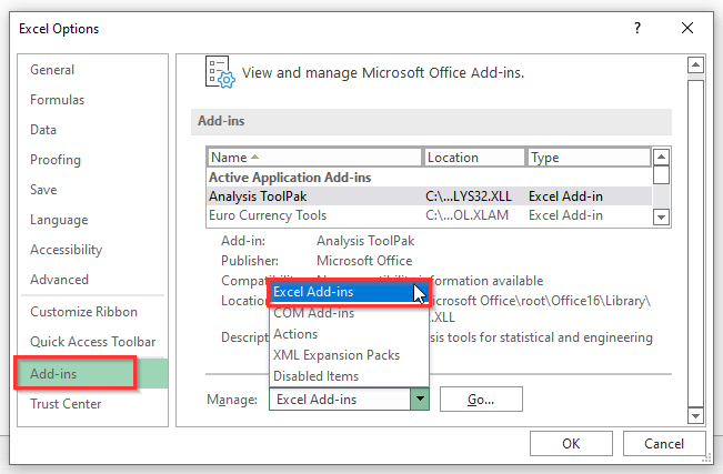 mode Fin d'Excel ne fonctionne-t-il pas