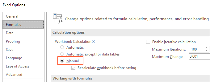 Excel AutoFill ne fonctionne pas