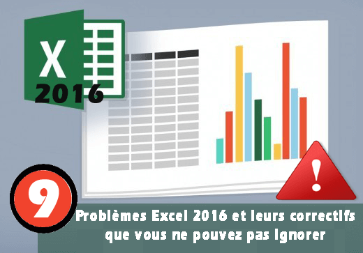 Erreurs Excel 2016