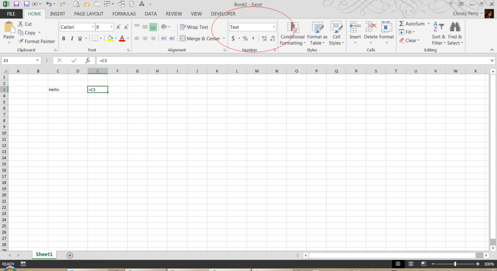 Fix Excel formules ne fonctionne pas Erreur 1