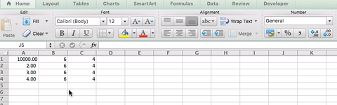 Erreur de formule Excel #NUM