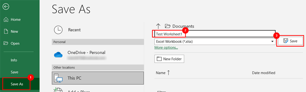 corriger l'erreur de violation de partage Excel