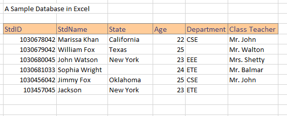 créer une base de données consultable dans Excel 4
