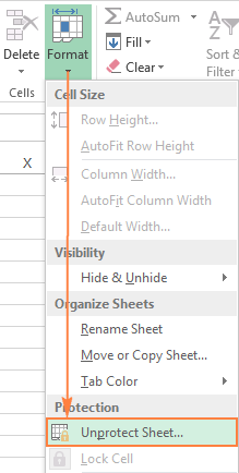 Déverrouiller la feuille de calcul Excel protégée 3