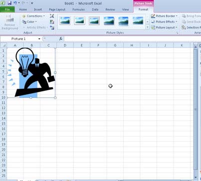insérer des fichiers GIF dans une feuille de calcul Excel
