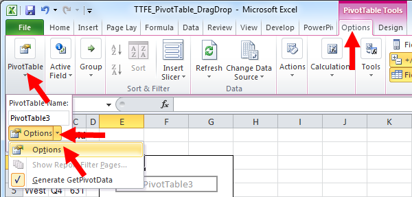  résoudre les problèmes de tableau croisé dynamique Excel
