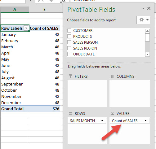 problèmes de tableau croisé dynamique Excel 6