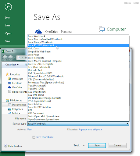 corriger Excel ne sauvegardera pas les erreurs de fichiers 4