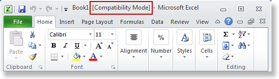 Désactiver le mode de compatibilité 1