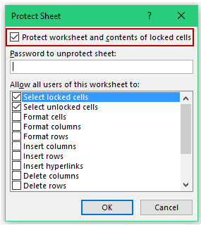verrouiller les cellules dans Excel 22