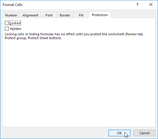 verrouiller les cellules dans Excel 26