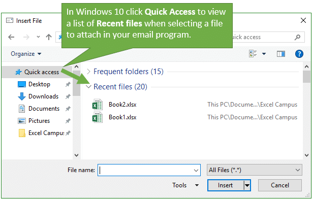 joindre des fichiers Excel à un e-mail 1