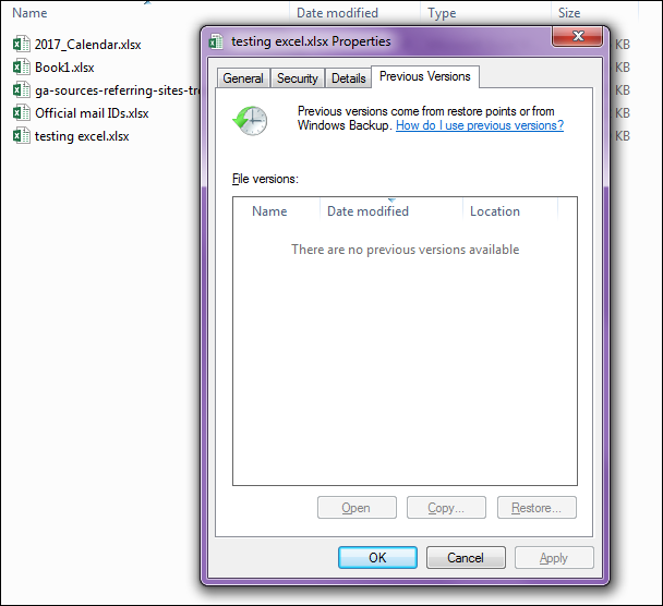 Utiliser la fonction de restauration 2
