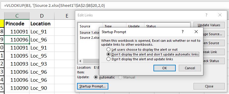 Résoudre le problème d'avoir des cellules 2