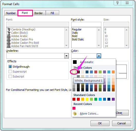 masquer les erreurs dans Excel 9