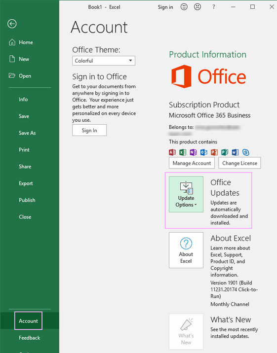 erreur de document Microsoft Excel