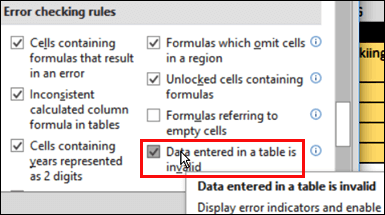 erreur de validation des données Excel 9