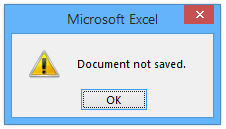 Document non enregistré
