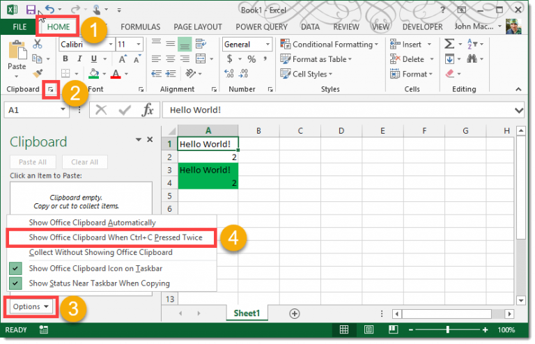 Résoudre l'erreur de presse-papiers dans Excel