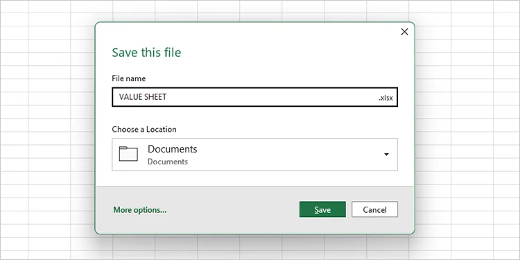 Référence Microsoft Excel n'est pas valide